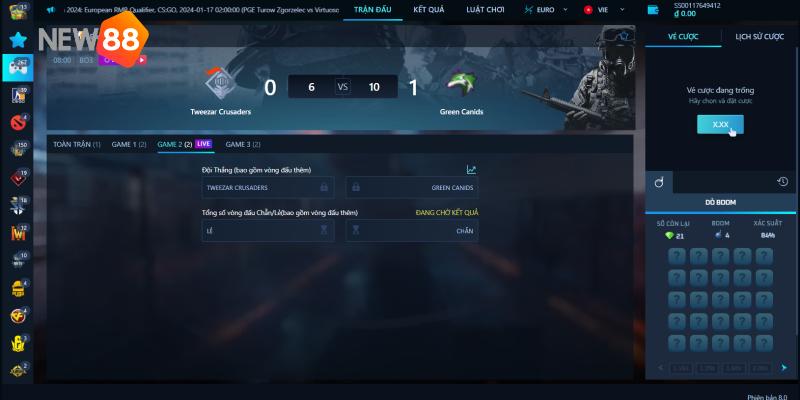 TF GAMING ESPORTS - Nền Tảng Cược Thể Thao Điện Tử Toàn Diện 3 TF ESPORTS cập nhật kết quả liên tục